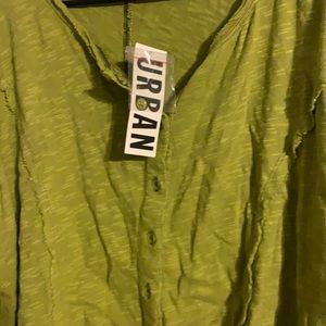 Urban outfitter top. Chartreuse